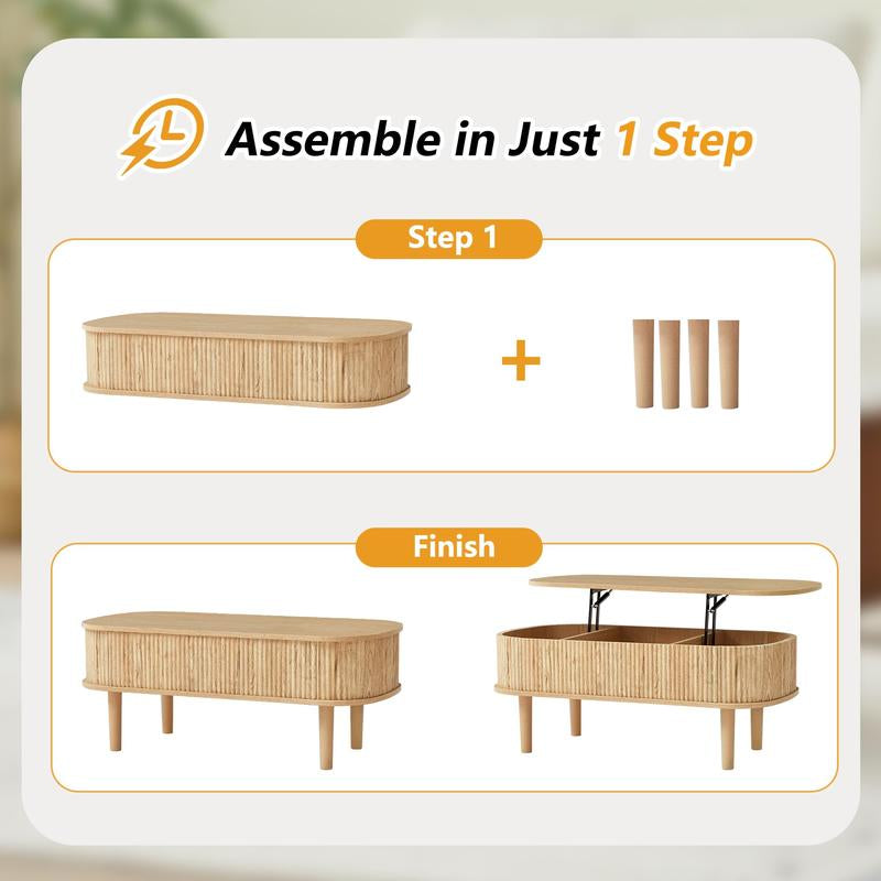 Assemblable wooden center